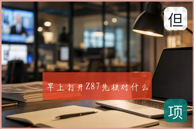 早上打开Z87先核对什么